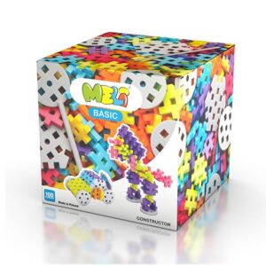 Meli Basic Constructor 100 piezas – Construcción Creativa con Elementos Especiales