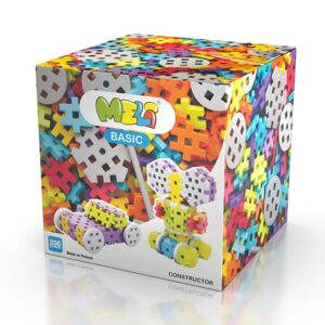 Meli Basic Constructor 200 piezas – Construcción Creativa con Ruedas y Elementos Especiales