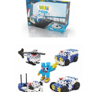 Meli Basic Policía 4 en 1 – Bloques de Construcción para Pequeños Héroes