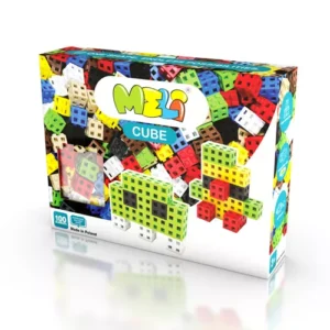 Meli Cube 100 piezas – Construcción en 3D para Pequeños Ingenieros