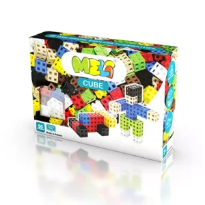 Meli Cube 50 piezas – Bloques de Construcción en 3D para Pequeños Ingenieros