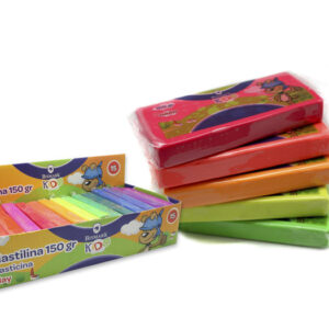 Plastilina barra 150grs colores neón