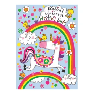 Set de escritura: papeles, cartas y sobres Unicornio
