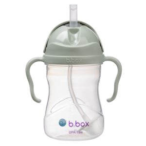 Taza con Pajita Flexible y Pesa B.Box – Hidratación Fácil y Sin Derrames