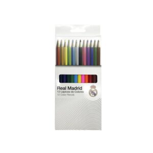 12 lápices de colores Real Madrid