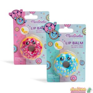 Bálsamo labial infantil Martinelia World Donut con llavero