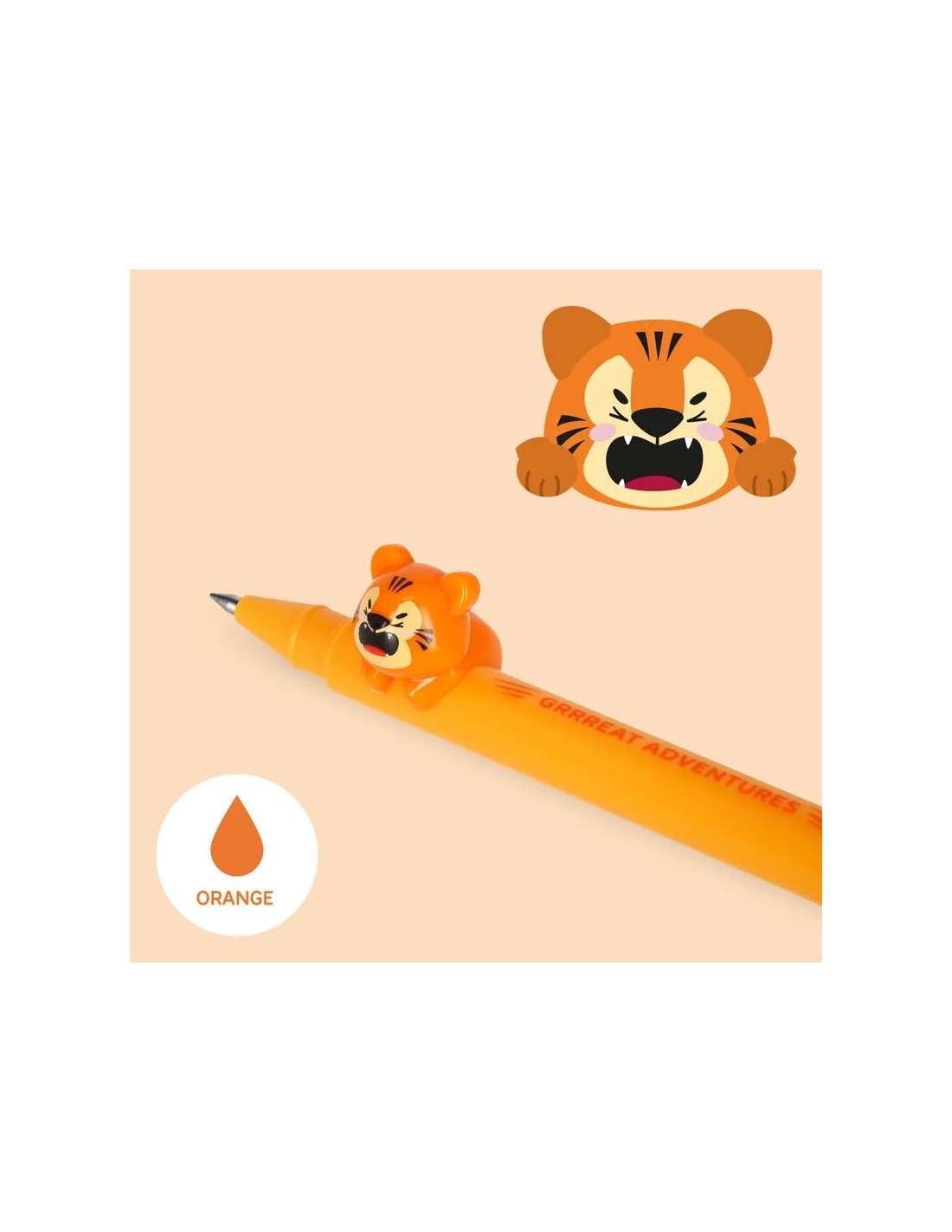 Bolígrafo de Gel Lovely Friends Tigre de Legami – Escritura Suave en Tinta Azul y Diseño Divertido Bolígrafo de Gel Lovely Friends Tigre de Legami – Escritura Suave en Tinta Azul y Diseño Divertido
