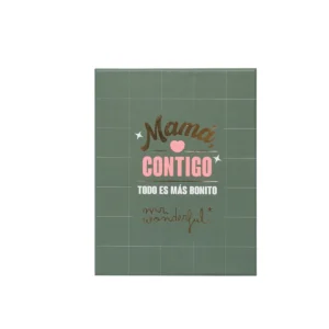 Collar Siempre contigo mamá – Acabado dorado