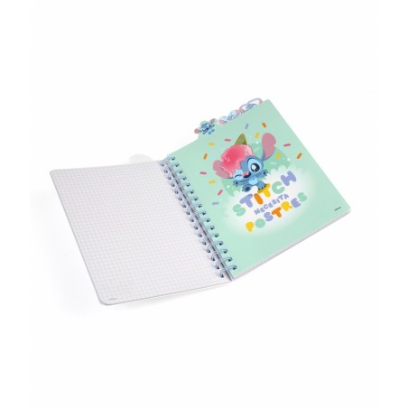 Cuaderno A5 con Espiral Stitch Black – 100 Hojas Cuadriculadas, Tapa Dura y Estilo Disney Moderno 4 Cuaderno A5 con Espiral Stitch Black – 100 Hojas Cuadriculadas, Tapa Dura y Estilo Disney Moderno