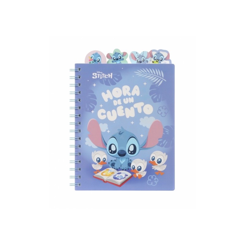 Cuaderno A5 con Espiral Stitch Black – 100 Hojas Cuadriculadas, Tapa Dura y Estilo Disney Moderno Cuaderno A5 con Espiral Stitch Black – 100 Hojas Cuadriculadas, Tapa Dura y Estilo Disney Moderno