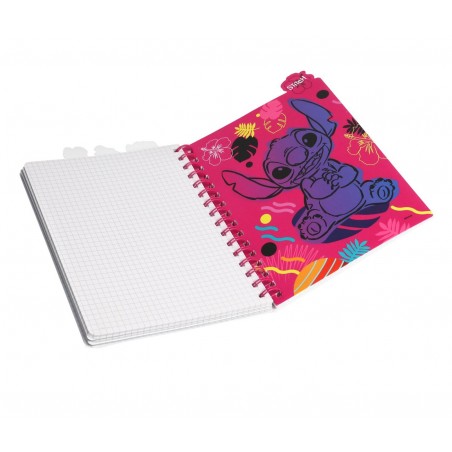 Cuaderno A5 con Espiral Stitch Disney Black – 100 Hojas Cuadriculadas, Tapa Dura y Estilo Compacto 2 Cuaderno A5 con Espiral Stitch Disney Black – 100 Hojas Cuadriculadas, Tapa Dura y Estilo Compacto