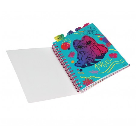 Cuaderno A5 con Espiral Stitch Disney Black – 100 Hojas Cuadriculadas, Tapa Dura y Estilo Compacto 4 Cuaderno A5 con Espiral Stitch Disney Black – 100 Hojas Cuadriculadas, Tapa Dura y Estilo Compacto
