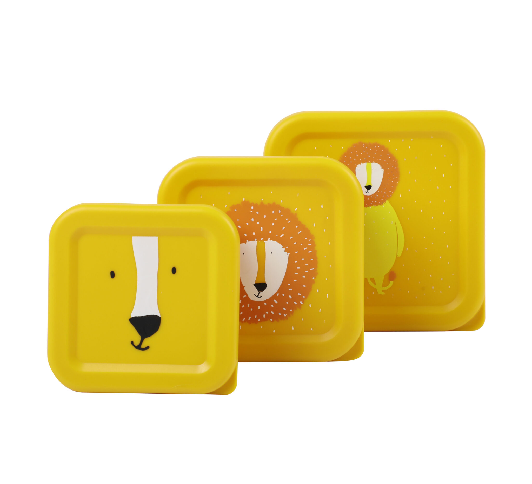 Fiambrera Nido 3 uds Mr. Lion de Trixie – Apilables, Seguras y con Diseño de León 2