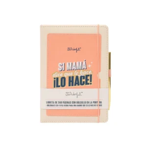 Libreta con bolígrafo Si mamá dice que lo hace, lo hace – Tamaño A6