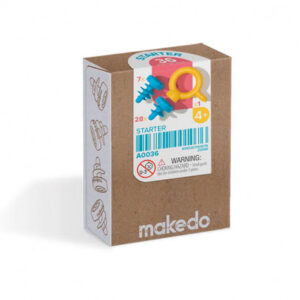 Makedo Starter – Juego de Construcción Creativa con Cartón (36 Piezas) para Niños y Niñas