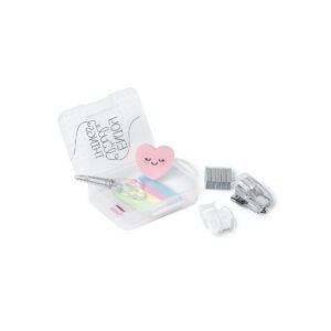 Mini Set de Papelería Legami – Estuche Compacto con Accesorios Básicos para Escuela u Oficina