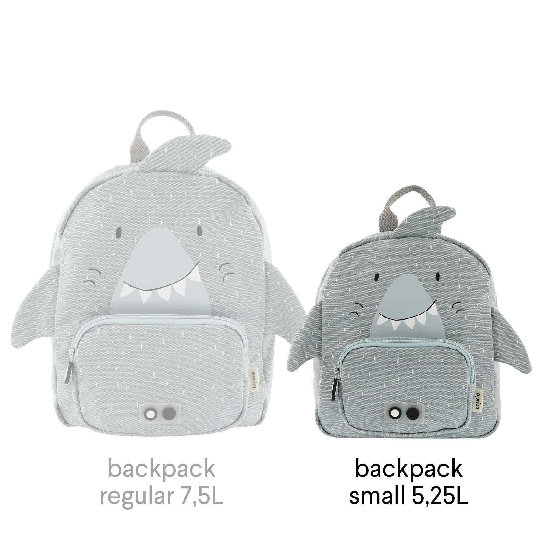 Mochila Pequeña Mr. Shark de Trixie – Divertida, Resistente y Perfecta para Pequeñas Aventuras 6 Mochila Pequeña Mr. Shark de Trixie – Divertida, Resistente y Perfecta para Pequeñas Aventuras
