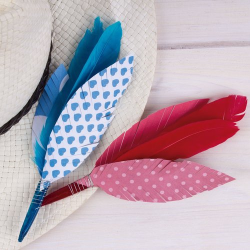 Plumas indio colores surtidos 100 unidades.webp1 Plumas indio colores