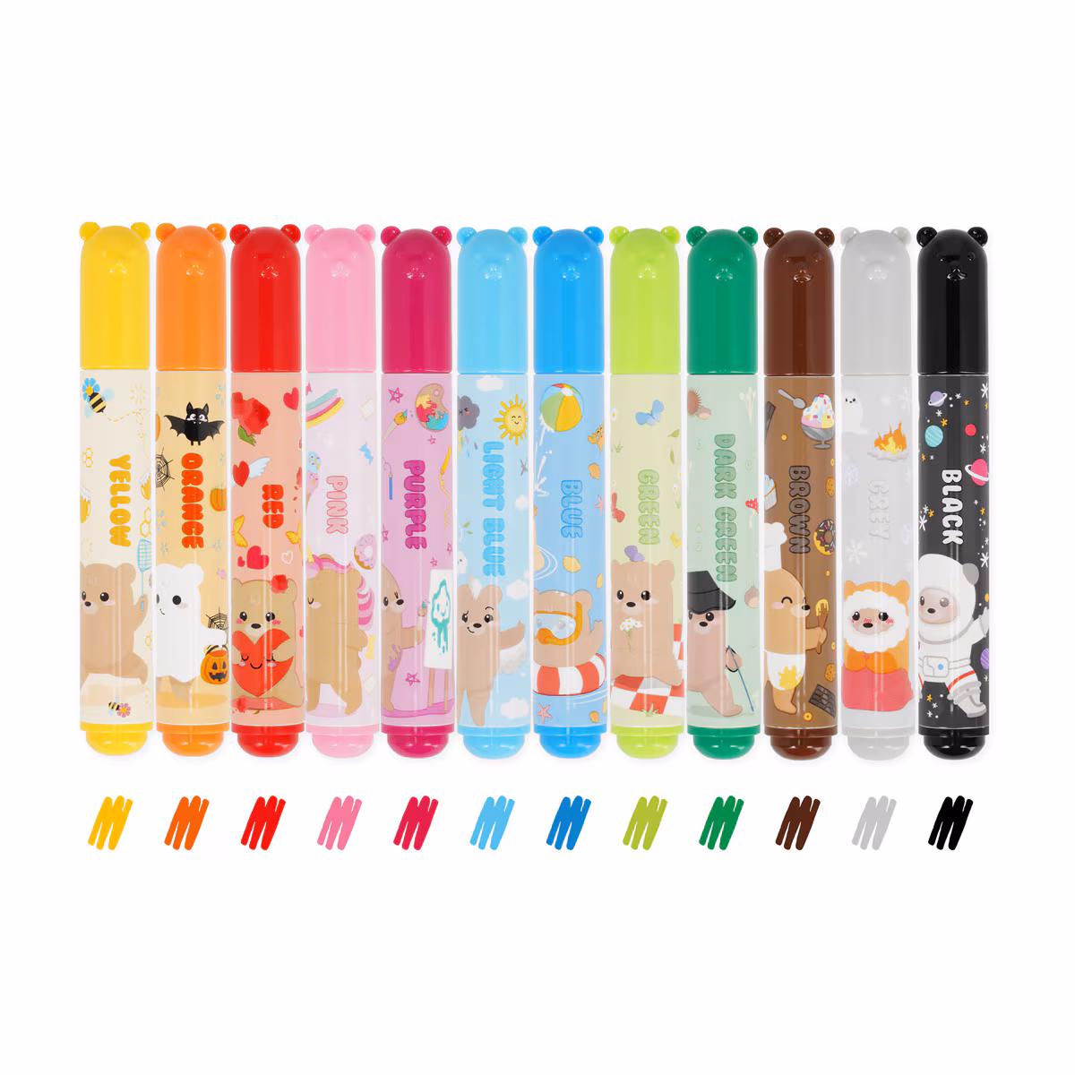 Set de 12 Subrayadores Legami Teddy Bear – Colores Surtidos con Diseño de Osito Adorable 2 Set de 12 Subrayadores Legami Teddy Bear – Colores Surtidos con Diseño de Osito Adorable