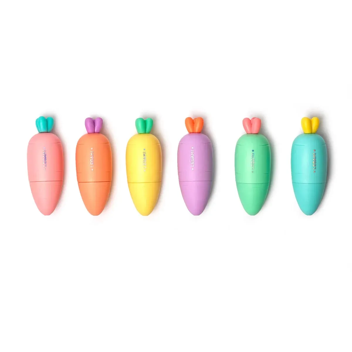Set de 6 Mini Marcadores Carrate Team de Legami – Tamaño Compacto y Estilo Kawaii para Colorear y Subrayar Set de 6 Mini Marcadores Carrate Team de Legami – Tamaño Compacto y Estilo Kawaii para Colorear y Subrayar