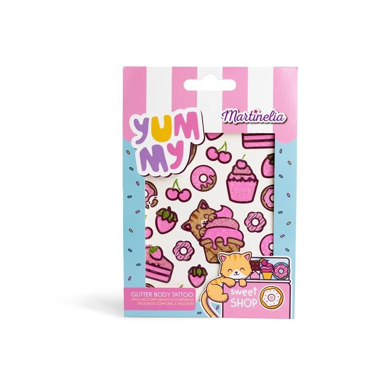 Set de tatuajes de purpurina infantil Martinelia Yummy Set de tatuajes de purpurina infantil Martinelia Yummy