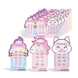 Set de uñas postizas infantil Martinelia World Fake Nails