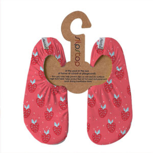 Slipstop Strawberries – Escarpines antideslizantes infantiles con diseño de fresas