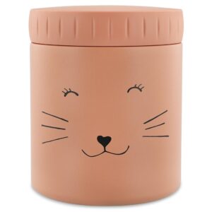 Tarro de Alimentación Isotérmico 350 ml Mrs. Cat de Trixie – Hermético, de Acero Inoxidable y con Conservación Térmica