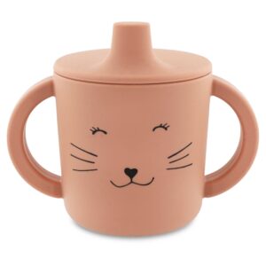 Taza de Silicona para Beber Mrs. Cat de Trixie – Suave, Antideslizante y Perfecta para Manos Pequeñas