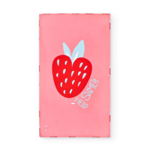 Toalla Dock & Bay Kids Fresas – Secado rápido 160 x 90 cm