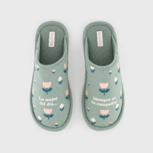 Zapatillas de estar por casa Mr. Wonderful – Lo mejor del día... ¡siempre en tu compañía! – Talla 36-38