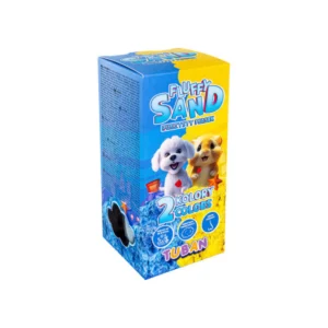 Arena Esponjosa Azul y Amarillo (2 x 70g) – Tuban – Textura suave y aroma a chicle para un juego sensorial sin límites