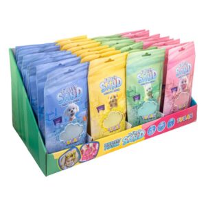 Arena Fluffy Sensorial Tuban – Blanda, moldeable y con aroma a chicle (colores surtidos)