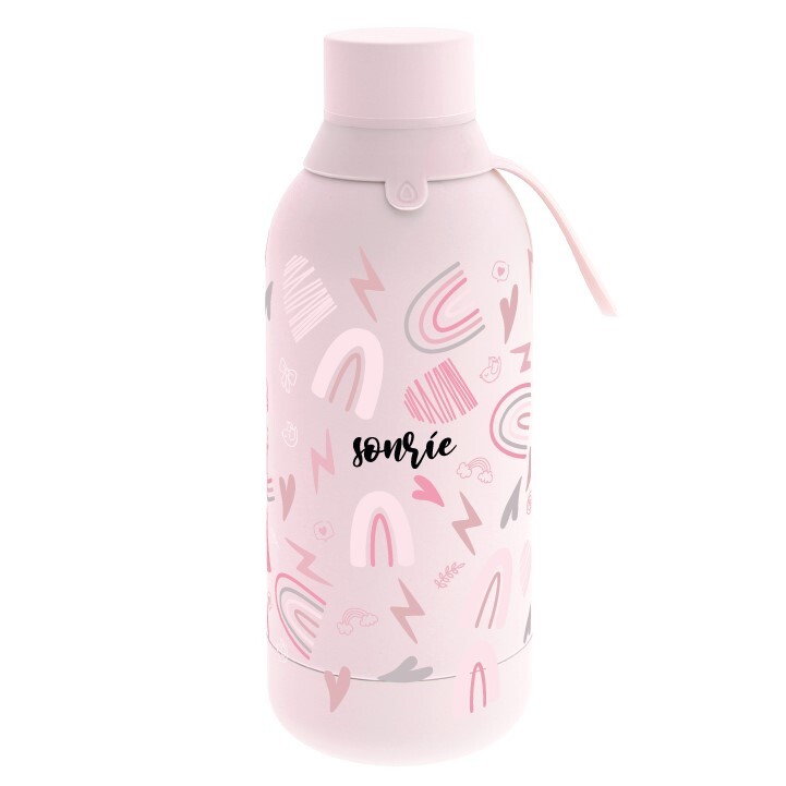BT2544RS Botella Térmica Sonríe Lovely Story Pink 500ml – Regalo especial para comuniones