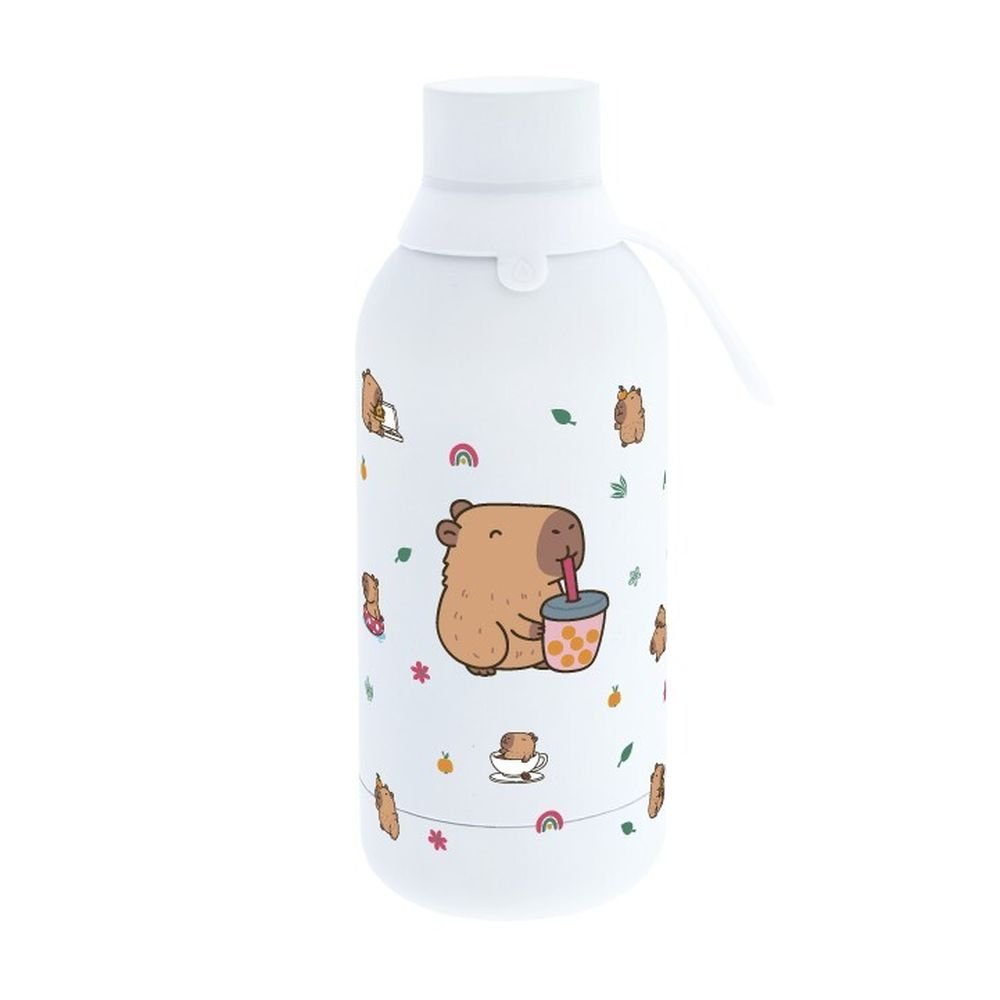 Botella Térmica 500ml Bubble Tea Capibara – Hidratación con Estilo y Diversión Botella Térmica 500ml Bubble Tea Capibara – Hidratación con Estilo y Diversión
