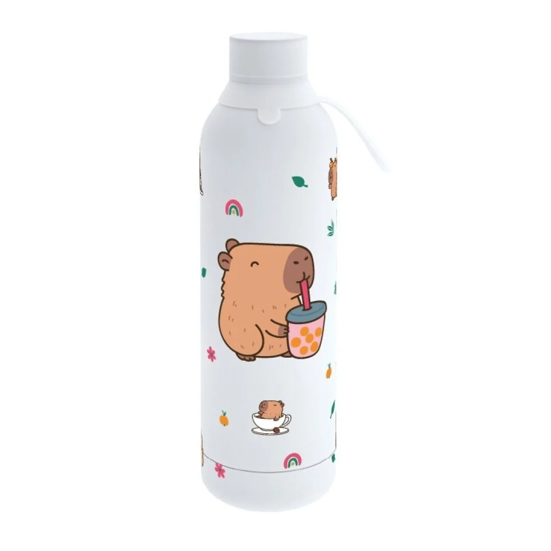 Botella Térmica 700ml Ice Bubble Tea Capibara – Hidratación con Estilo y Encanto Botella Térmica 700ml Ice Bubble Tea Capibara – Hidratación con Estilo y Encanto