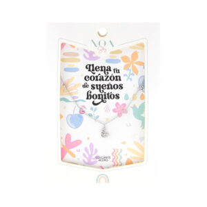 Pulsera Acero Plateado Noa Story Hoy es un día para soñar – Regalo inspirador para comuniones