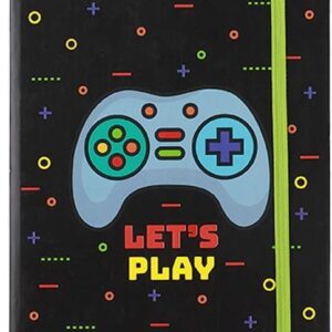 Cuaderno A5 Let's Play – 96 Hojas con Puntos y Diseño Gamer