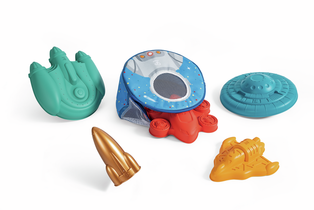Juego de Arena Naves Espaciales Eurekakids – Moldes y Herramientas para Construcciones Galácticas Juego de Arena Naves Espaciales Eurekakids – Moldes y Herramientas para Construcciones Galácticas