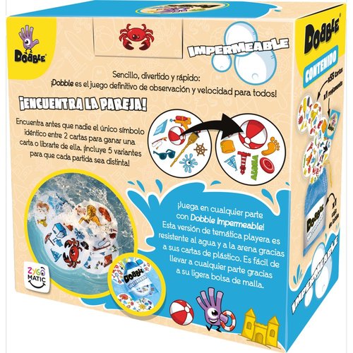 Juego de mesa Dobble waterproof3 Juego de mesa Dobble waterproof