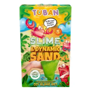 Kit DIY Slime & Arena Dinámica Tuban – Crea un slime con textura única y súper divertida