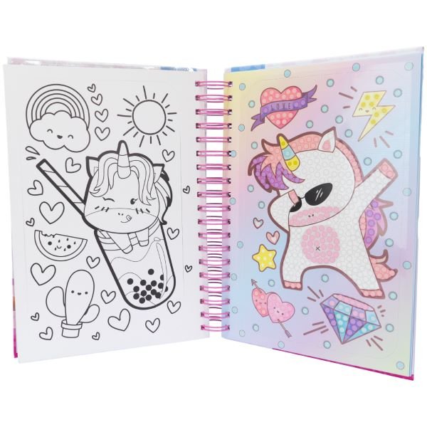 Libro colorea con diamantes Unicornios