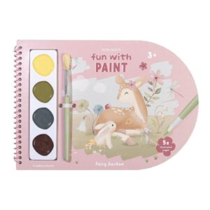 Libro de Acuarelas para Colorear Fairy Garden – Little Dutch Con Pincel, Pinturas y Páginas Ilustradas