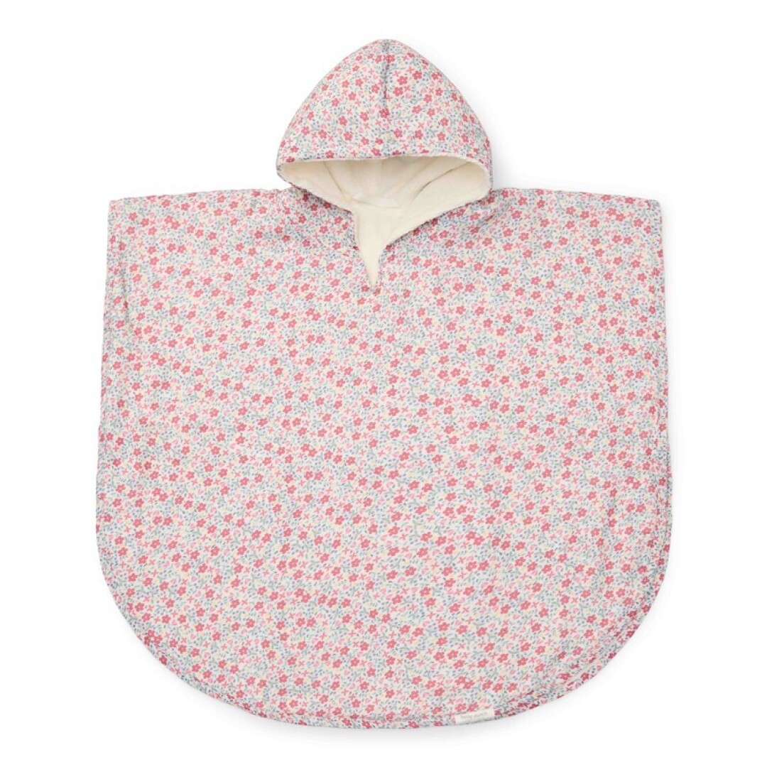 Poncho de Playa Sunny Flowers Multicolor – Toalla con Capucha 100% Algodón Orgánico Little Dutch Poncho de Playa Sunny Flowers Multicolor – Toalla con Capucha 100% Algodón Orgánico Little Dutch