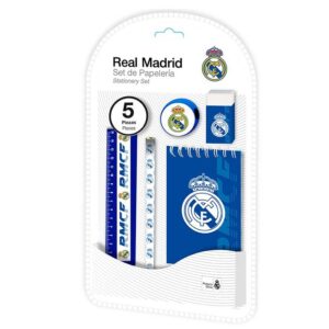 Set de papeleria 5 piezas Real Madrid