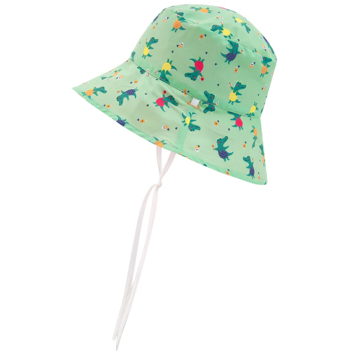 Sombrero Reversible UPF50+ Cocodrilos – bt.box Protección Solar para Niños de 0 a 5 Años Sombrero Reversible UPF50+ Cocodrilos – bt.box | Protección Solar para Niños de 0 a 5 Años