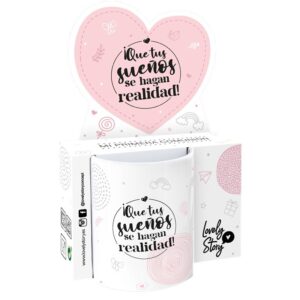 Taza Que tus sueños se hagan realidad Lovely Story 330ml – Regalo especial para comuniones
