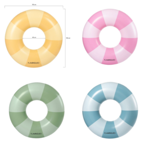 Flotador Donut Cinnamon – Flamingueo | Disponible en Rosa, Amarillo, Verde y Azul