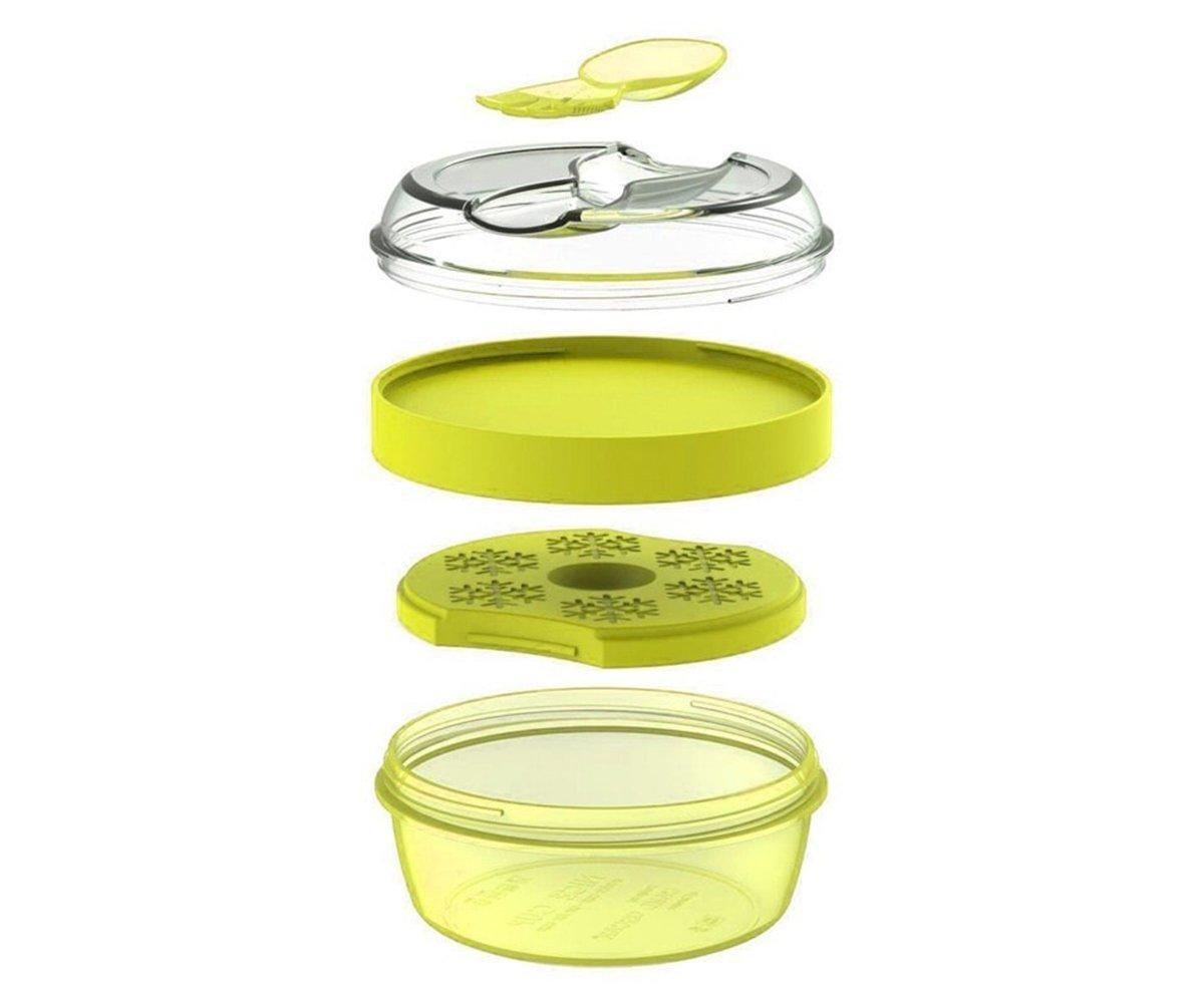 Caja Almuerzo con Tapa Refrigerante N'ice Cup Lime1 Caja Almuerzo con Tapa Refrigerante N'ice Cup Lime