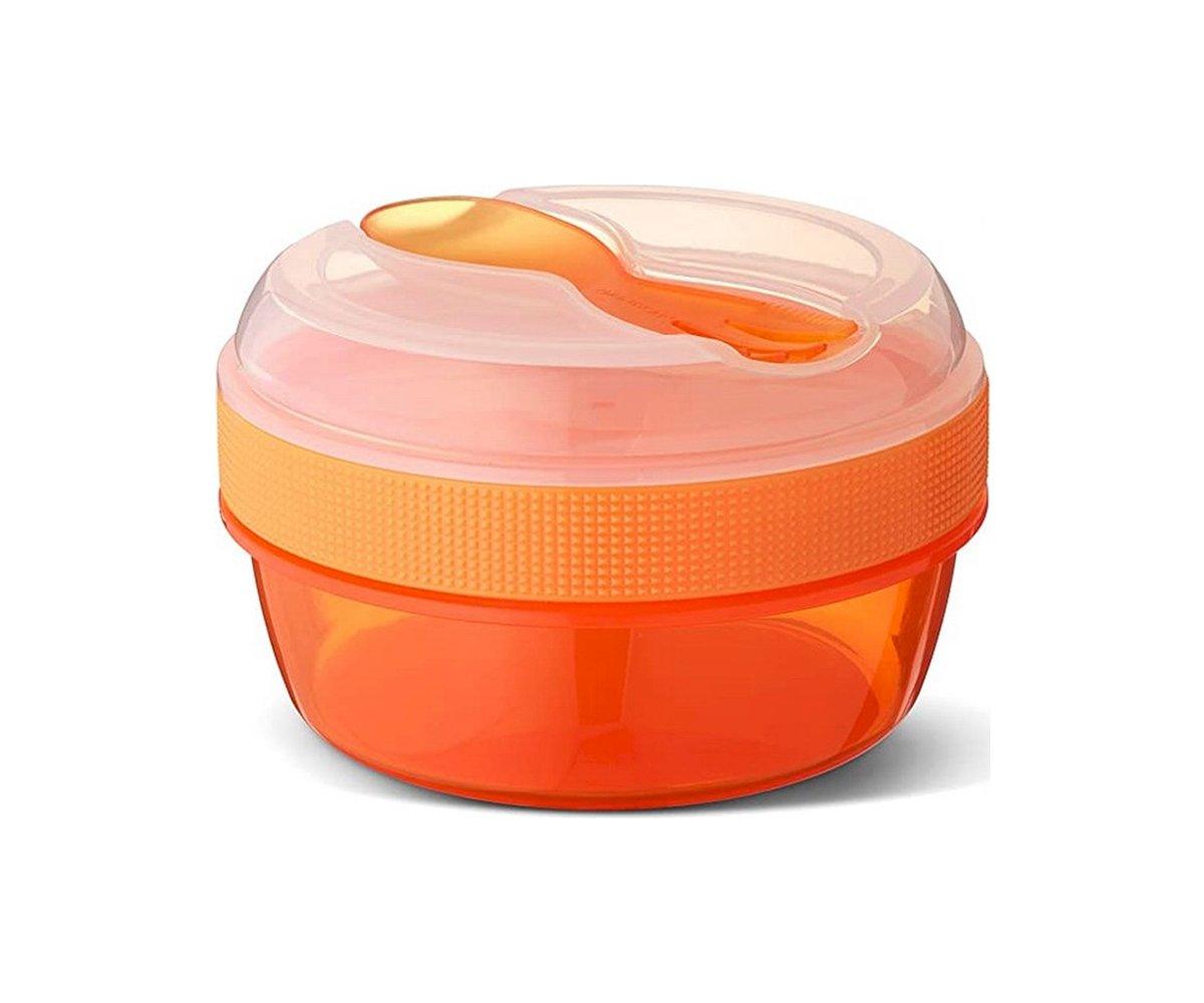 Caja Almuerzo con Tapa Refrigerante N'ice Cup Naranja Caja Almuerzo con Tapa Refrigerante N'ice Cup Naranja